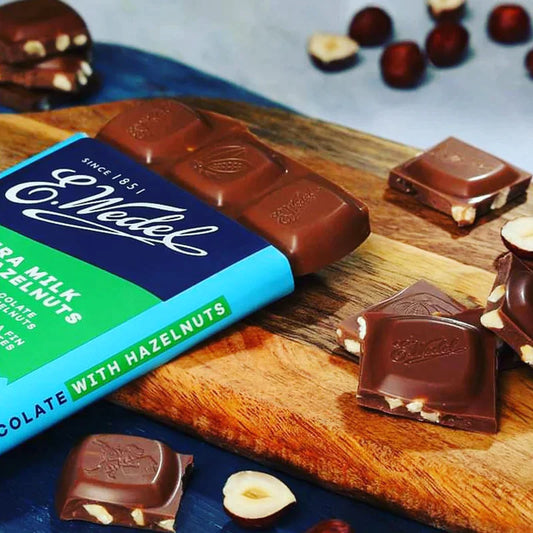 E.Wedel Milk Chocolate With Hazelnuts - Premium Food Items from Olitory - Just $2.75! Shop now at olitory