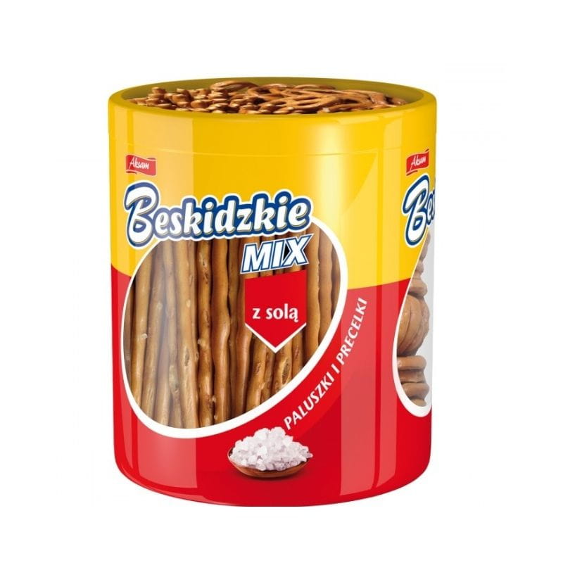 Beskidzkie Sticks and Pretzels Mix with Salt - Crunchy Snack - Premium Food Items from olitory - Just $3! Shop now at olitory