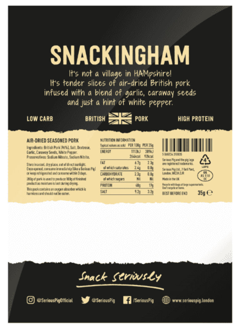 SNACKINGHAM Slices Serious Pig