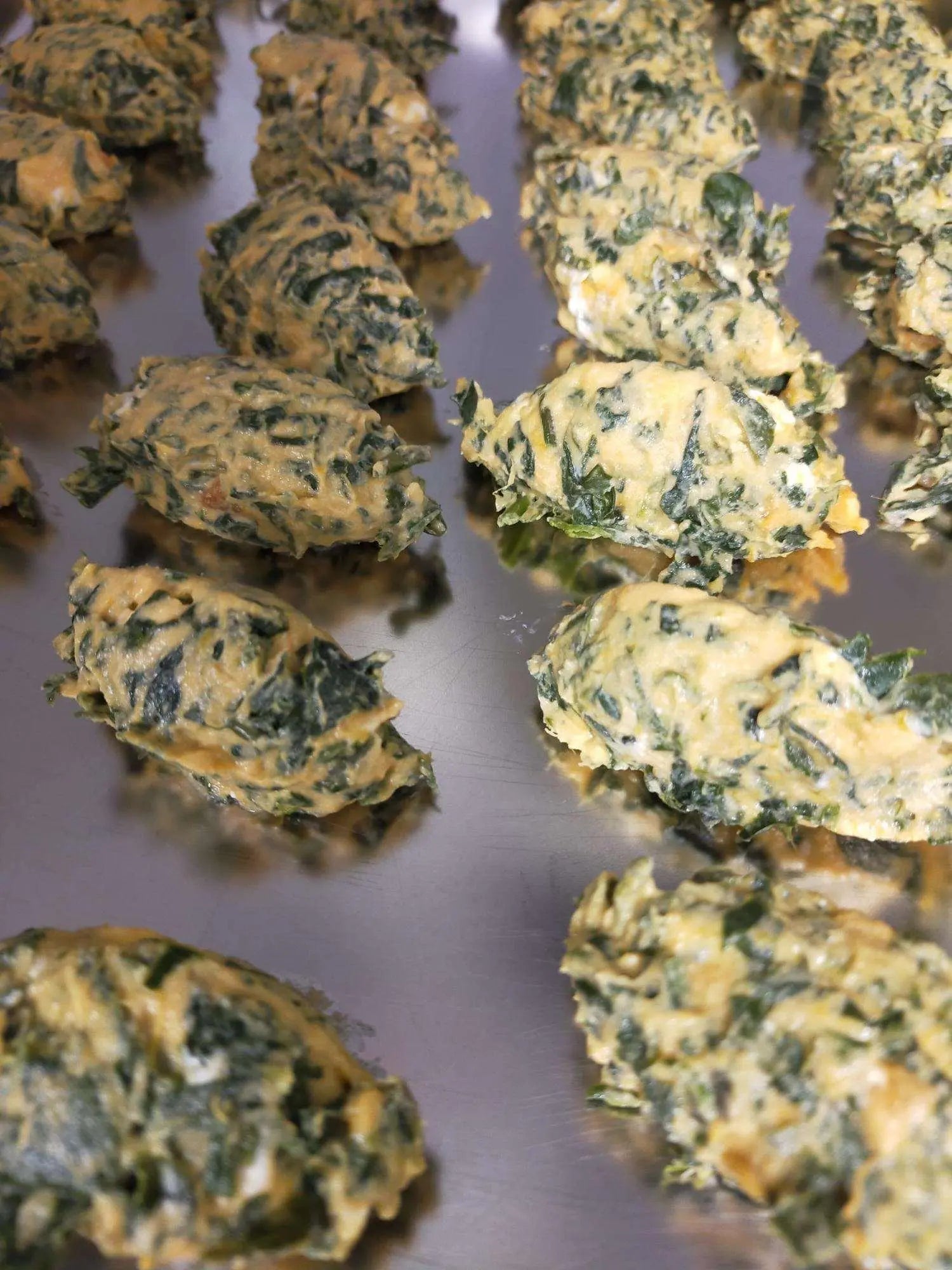 Spinach, Goat Cheese & Roasted Sweet Potato Pierogi - Gourmet Vegetarian - olitory